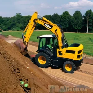 Экскаватор-погрузчик (JCB 3CX): универсальная колесная техника для рытья котлована и разравнивания грунта