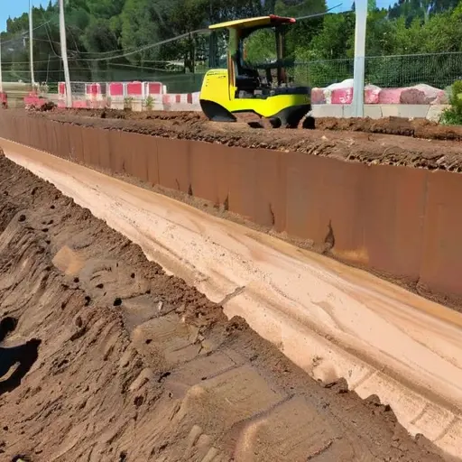 Вибротрамбовка (шлеп-нога): уплотнение вязкого суглинка при обратной засыпке узких пазух фундамента