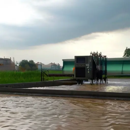 Мотопомпа бензиновая: экстренная откачка грязной воды и ила из затопленного строительного котлована