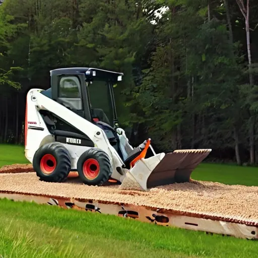 Мини-погрузчик Bobcat (Бобкэт): юркая бортоповоротная техника для планировки участка со сменным навесным оборудованием